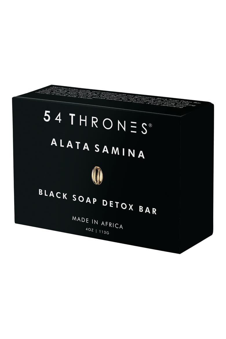 Alata Samina Black Soap Detox Bar, Main, color, NO COLOR