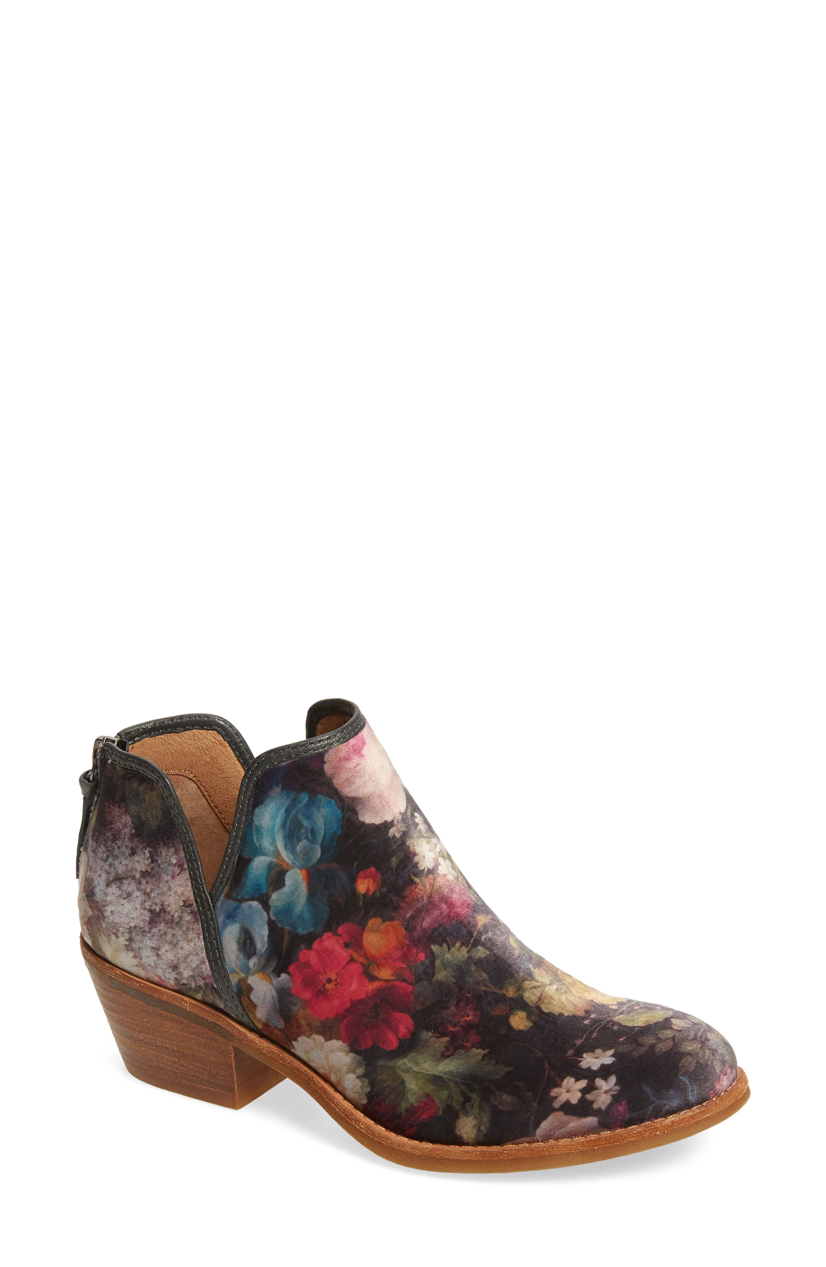 Abena Bootie, Main, color, PINK FLOWER LEATHER