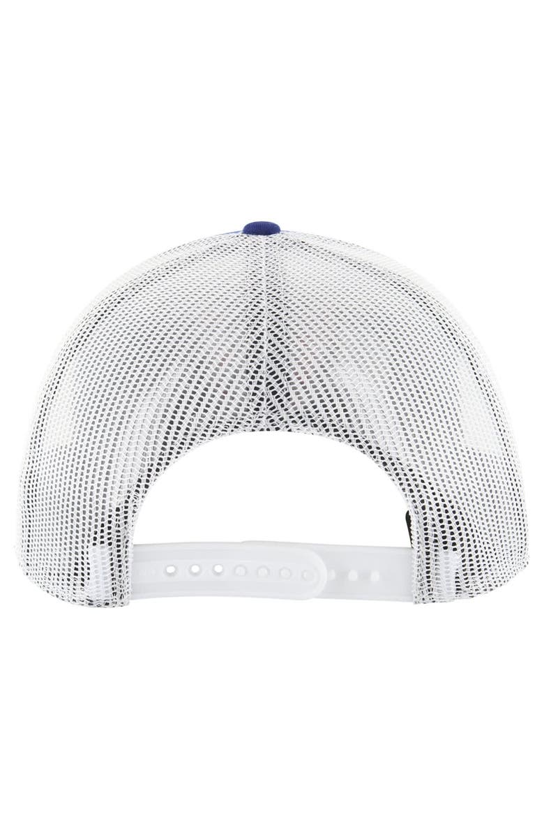 '47 Men's '47 Blue New York Rangers Convoy Trucker Adjustable Hat, Alternate, color,