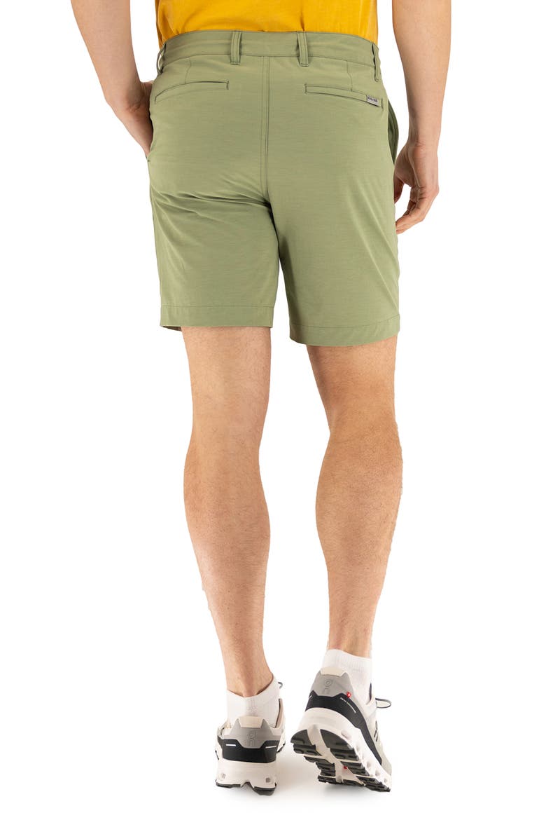 8-Inch Hybrid Chino Shorts, Alternate, color, OIL GREEN