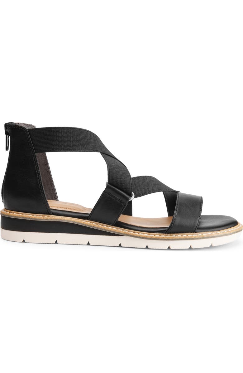 Me Too Alisa Strappy Sandal, Alternate, color, Black