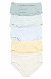 NORDSTROM RACK Seamless 5-Pack Full Briefs