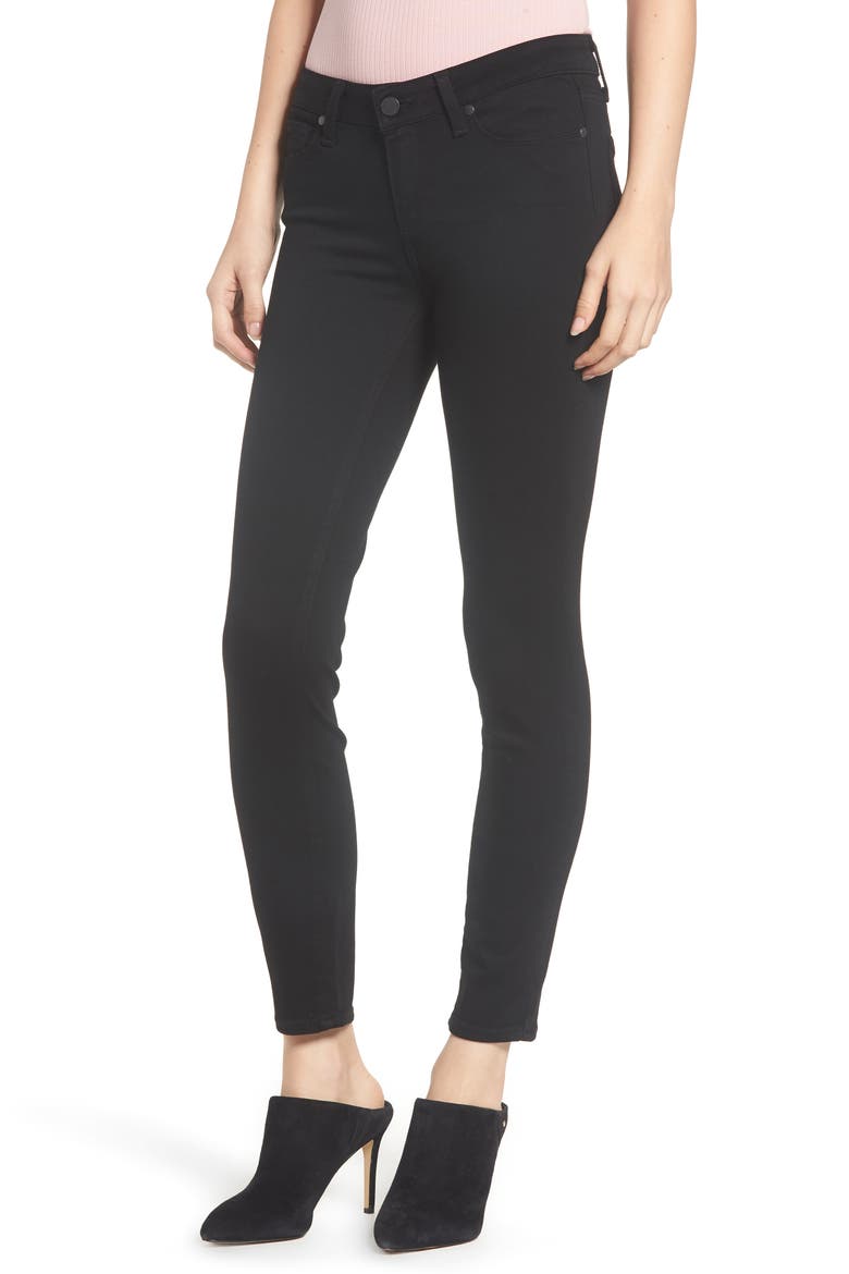 Transcend - Verdugo Ankle Ultra Skinny Jeans, Main, color, BLK SHADOW