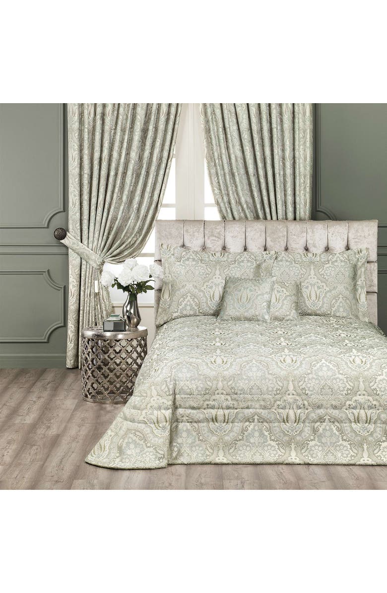 Togas Stella Decorative Pillow, Alternate, color, Green