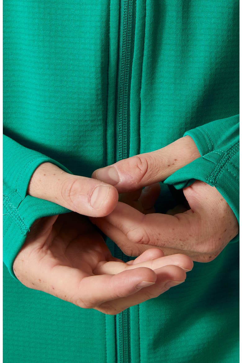 Versalite Fleece Hooded Jacket, Alternate, color, SIGNAL GREEN
