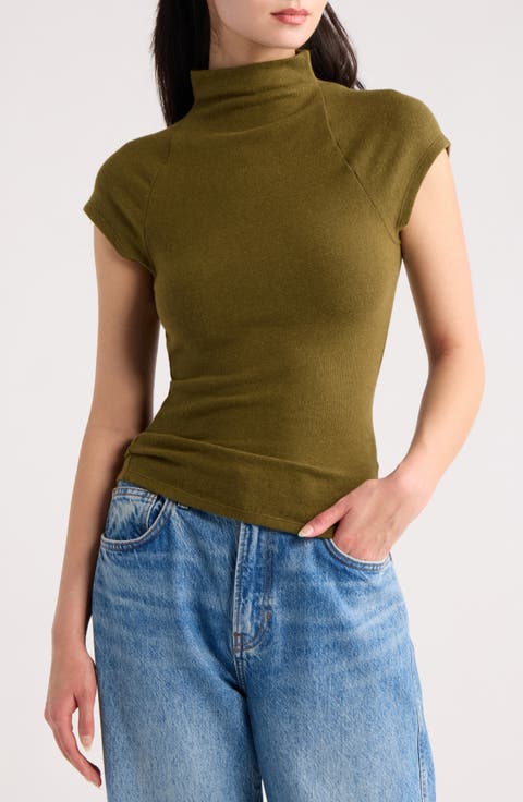 Pien Funnel Neck Knit Top