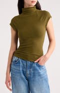 Reformation Pien Funnel Neck Knit Top