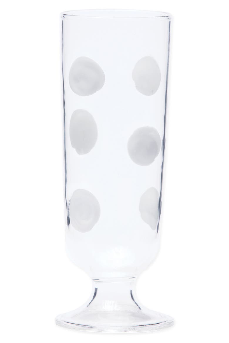 Drop Champagne Glass, Main, color, WHITE