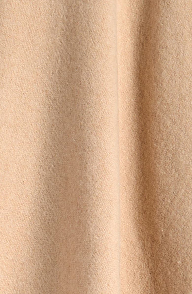 La Fiorentina Fringed Ruana, Alternate, color, Beige