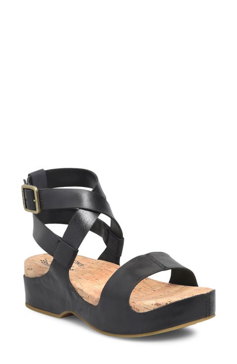 Yadira Ankle Strap Platform Sandal (Women)