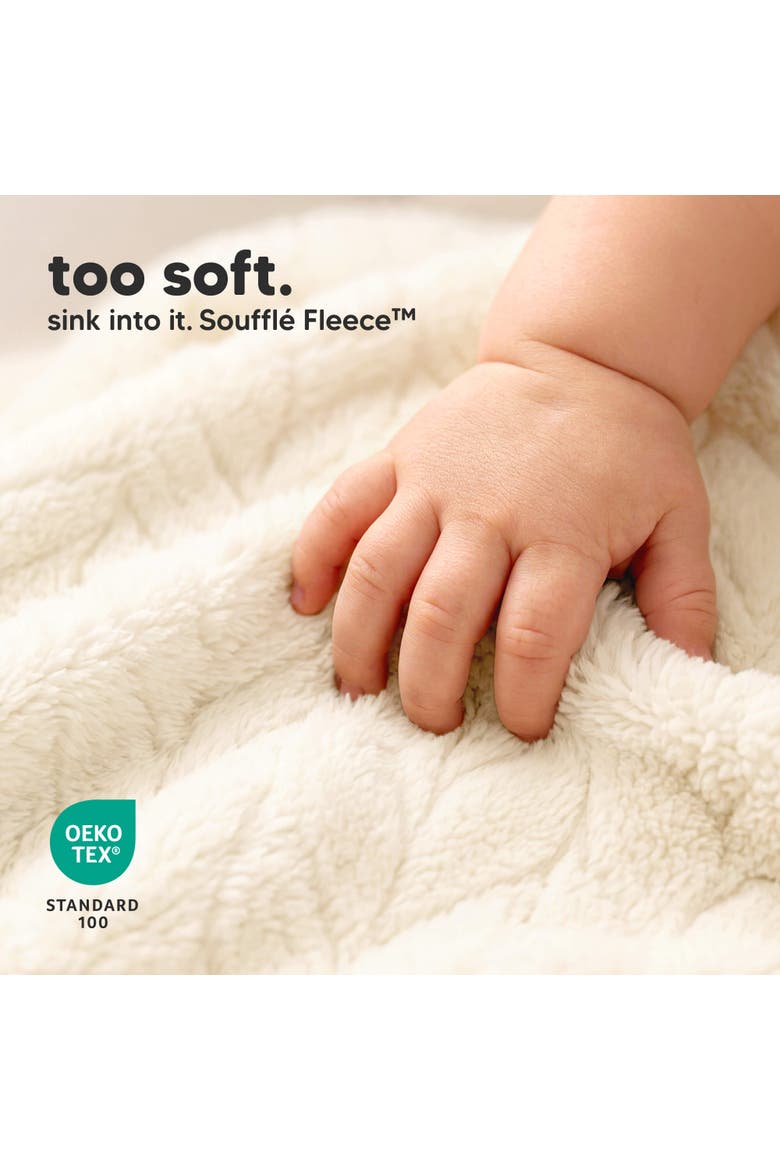 Souffle Fleece Baby Blankets, Serene, Alternate, color, 2-Pack, Soft Cream/Pearl Gray