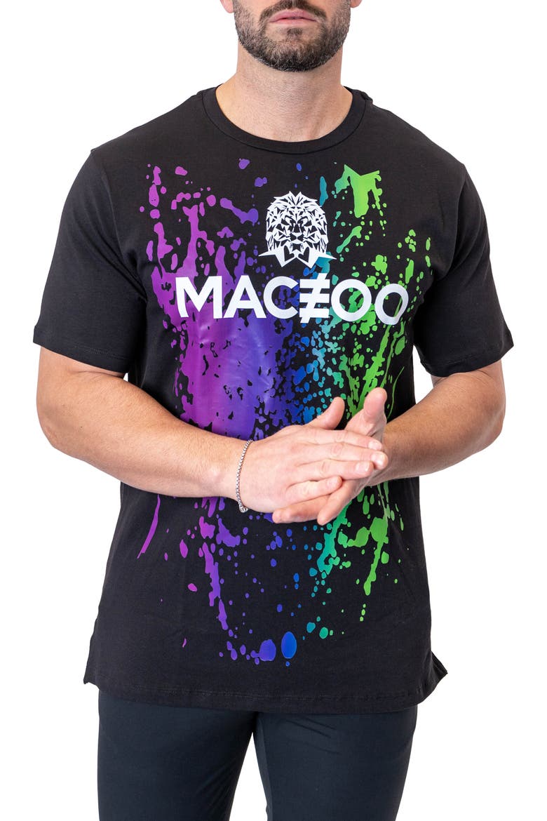Accident Graphic T-Shirt, Alternate, color, BLACK
