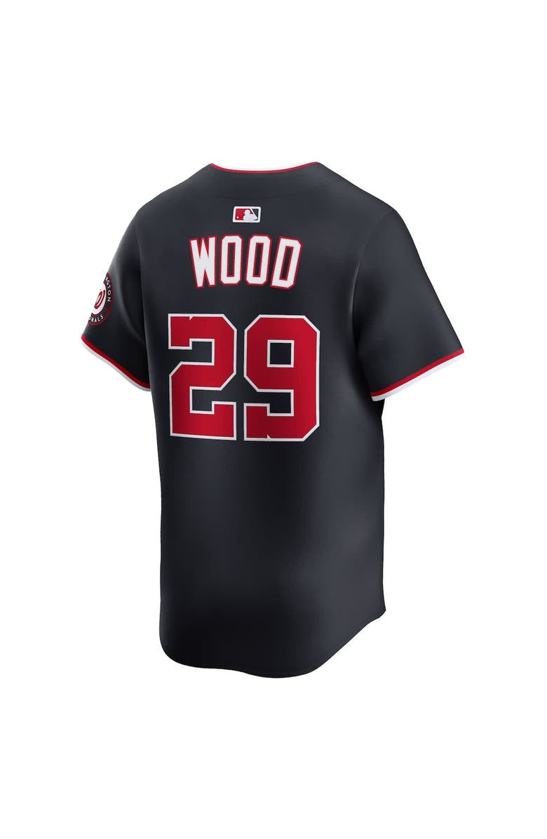 Nike Men's Nike James Wood Navy Washington Nationals Alternate Limited Jersey, Alternate, color, Navy