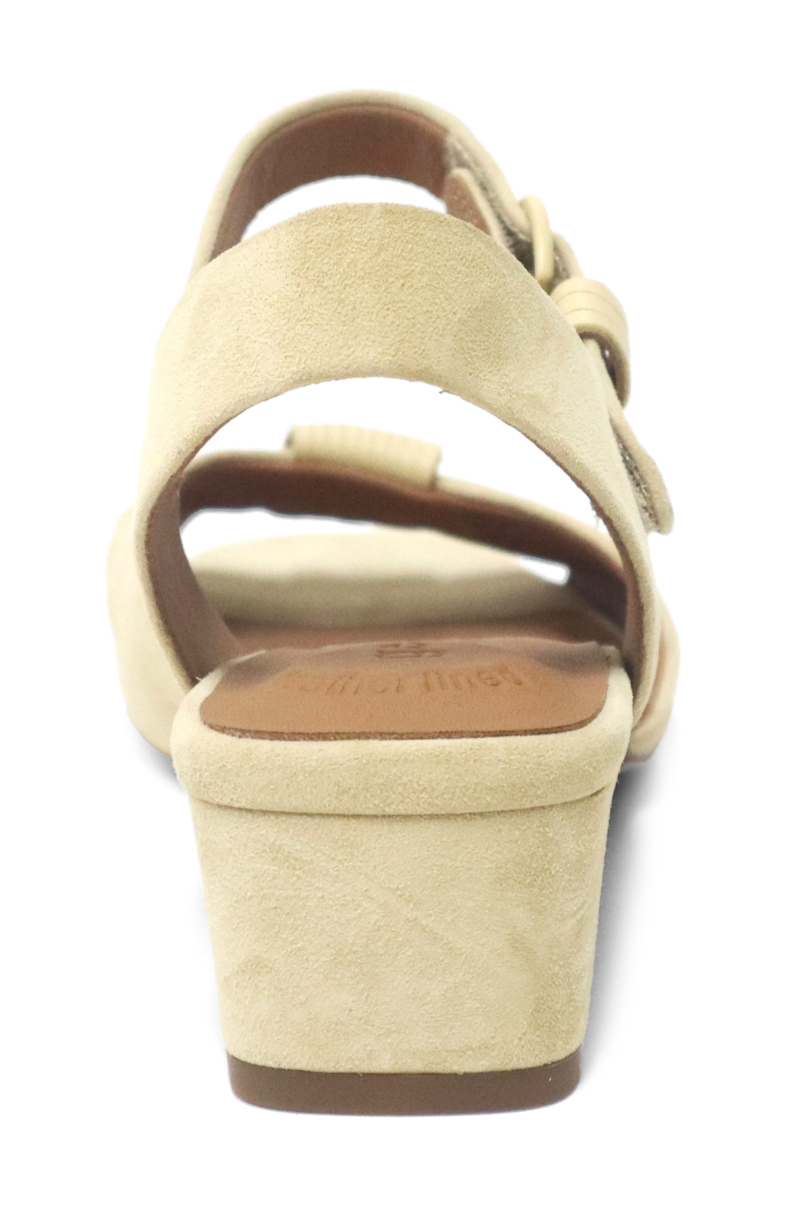 Gentle Souls Sorae Ankle Strap Sandal, Alternate, color, Soybean Suede