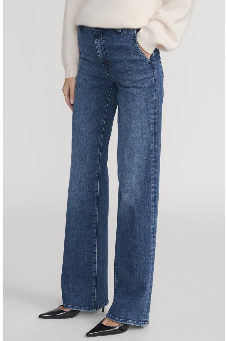 The High Waist Straight Leg Trouser Jeans, Alternate, color, FOXLEY