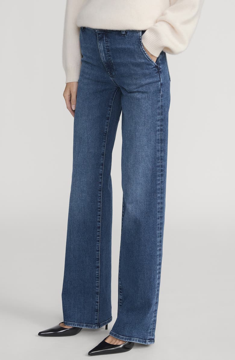 FRAME The High Waist Straight Leg Trouser Jeans, Alternate, color, Foxley