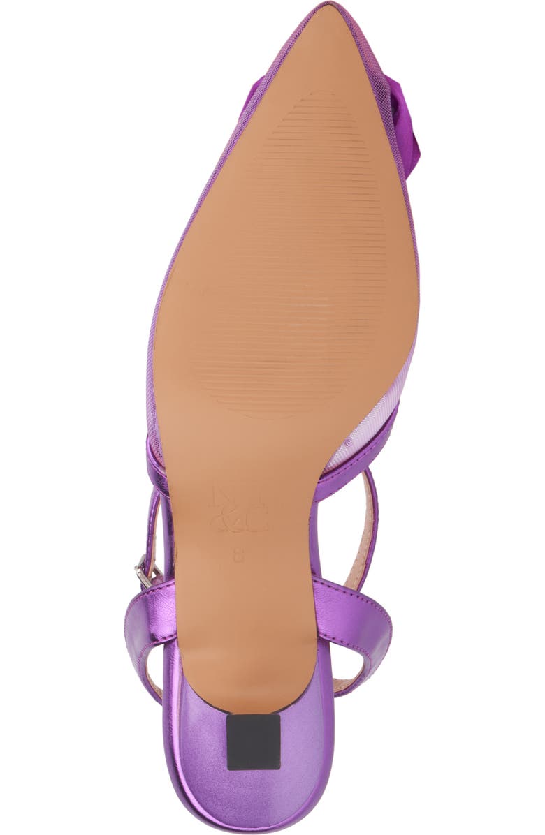 NEW YORK AND COMPANY Violetta Flower Pump, Alternate, color, Purple