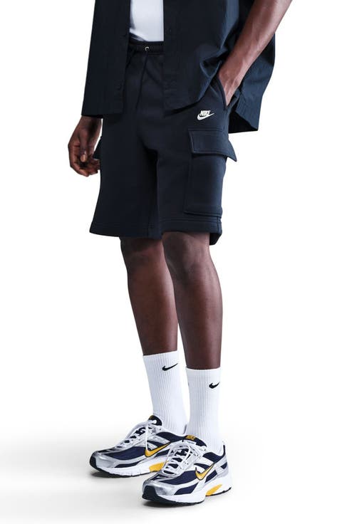 Brushed Fleece Cargo Shorts
