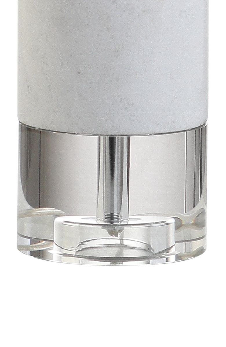 JONATHAN Y Hunter 32" Marble/Crystal LED Table Lamp, White, Alternate, color, 