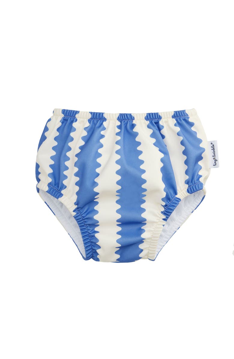 Tiny Twinkle Reusable UPF 50+ Pull-Up Swim Diapers - 2-Pack, Alternate, color, Sailboats And Zig Zag Stripe