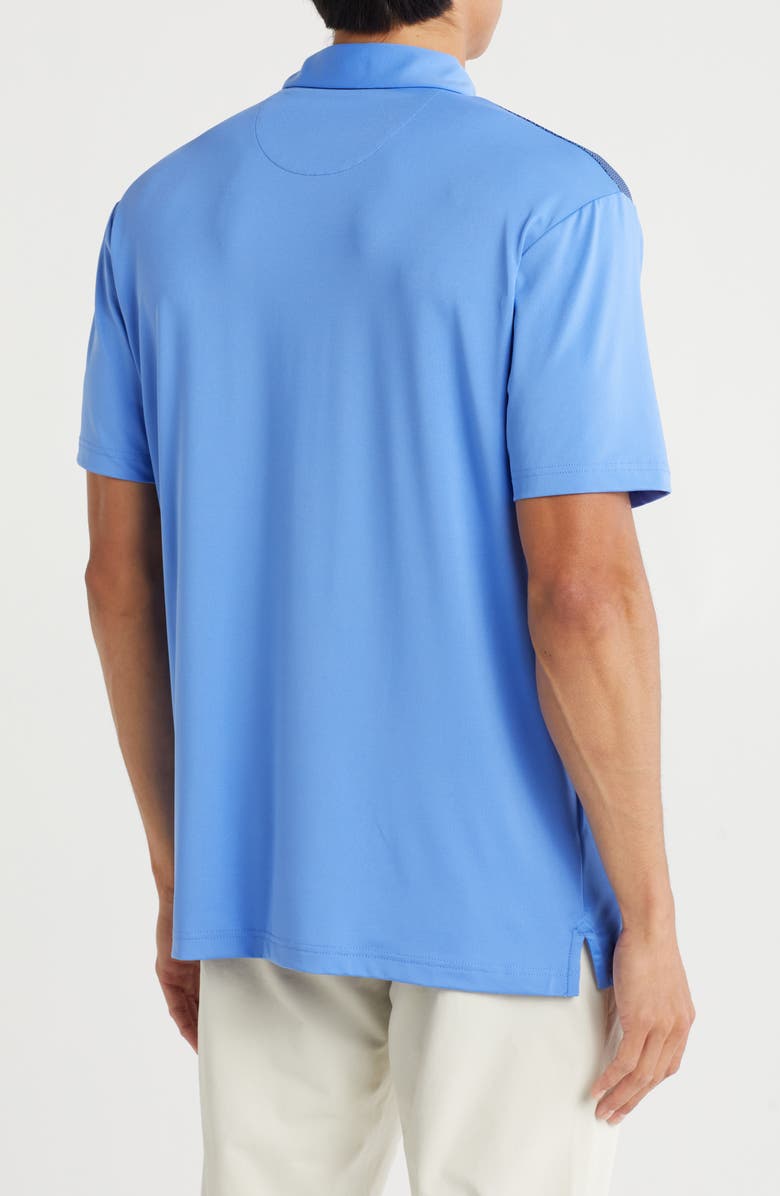 Callaway Engineered Stripe Texture Golf Polo, Alternate, color, Regatta