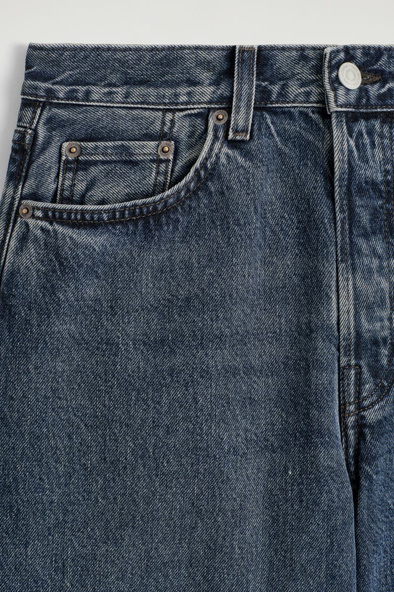 Facade Straight-Leg Jeans, Alternate, color, DUSTY BLUE