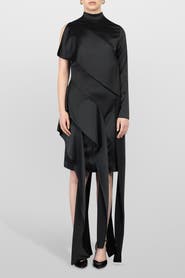 LAURA APARICIO Viscose Volant Dress