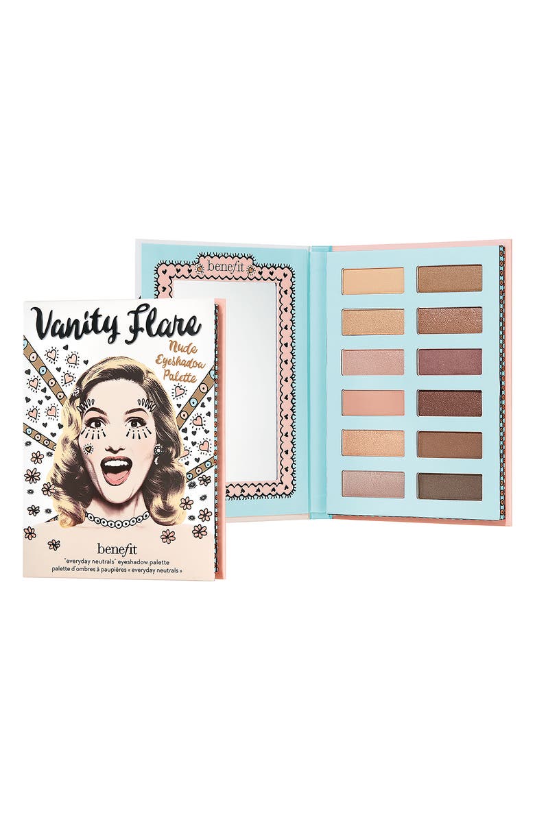 Benefit Cosmetics Benefit Vanity Flair Nude Eyeshadow Palette, Alternate, color, 