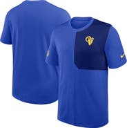 Nike Men's Nike Royal Los Angeles Rams Sideline UV Performance Coach Shirt