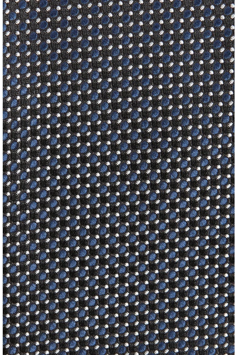 Polka Dot Mulberry Silk Tie, Alternate, color, HB825 NAVY