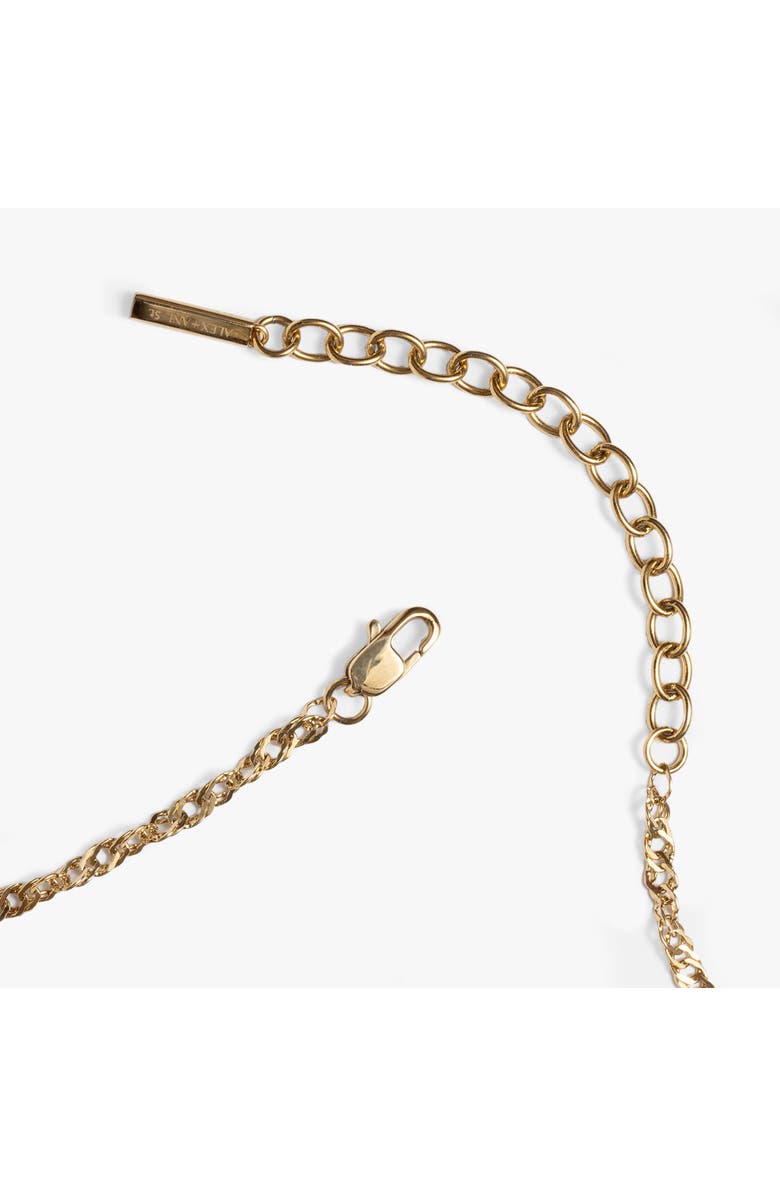 Alex and Ani Singapore Chain Layering Necklace, Alternate, color, Gold