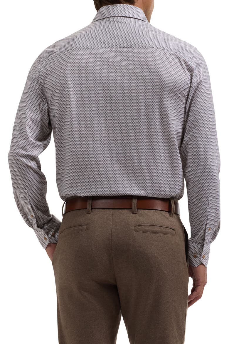 James OoohCotton® Print Button-Up Shirt, Alternate, color, SIENNA