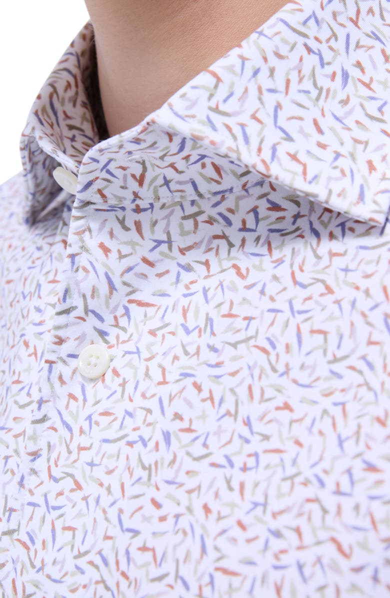 Bugatchi Devon OoohCotton<sup>®</sup> Abstract Button-Up Shirt, Alternate, color, Pistachio