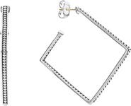 LAGOS Square Caviar Hoop Earrings