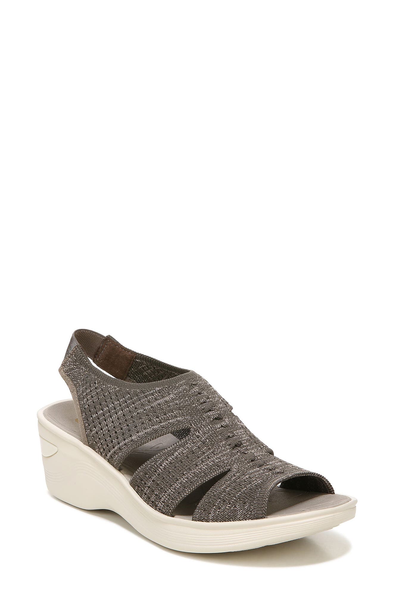 BZees Double Up Wedge Slingback Sandal, Main, color, 