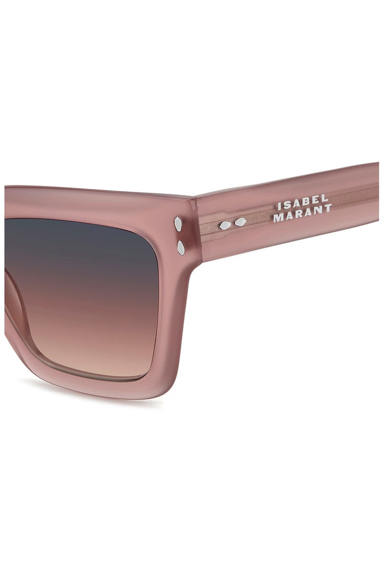 53mm Gradient Rectangular Sunglasses, Alternate, color, 035J-FF