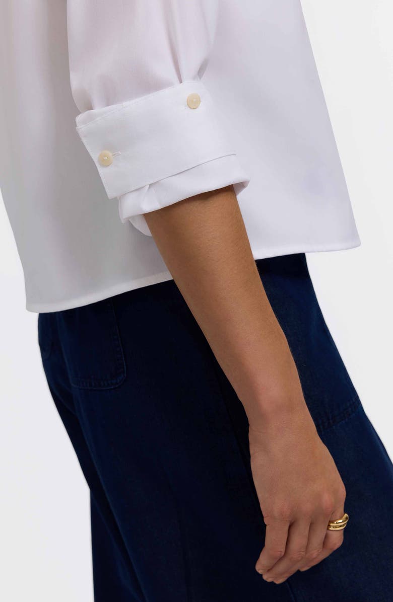 Foxcroft Jodie Cotton Blend Button-Up Shirt, Alternate, color, 