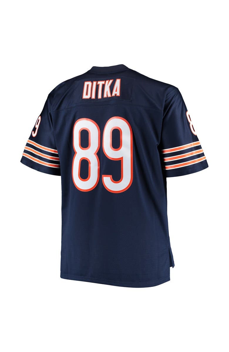 Mitchell & Ness Men's Mitchell & Ness Mike Ditka Navy Chicago Bears Big & Tall 1966 Retired Player Replica Jersey, Alternate, color, Navy