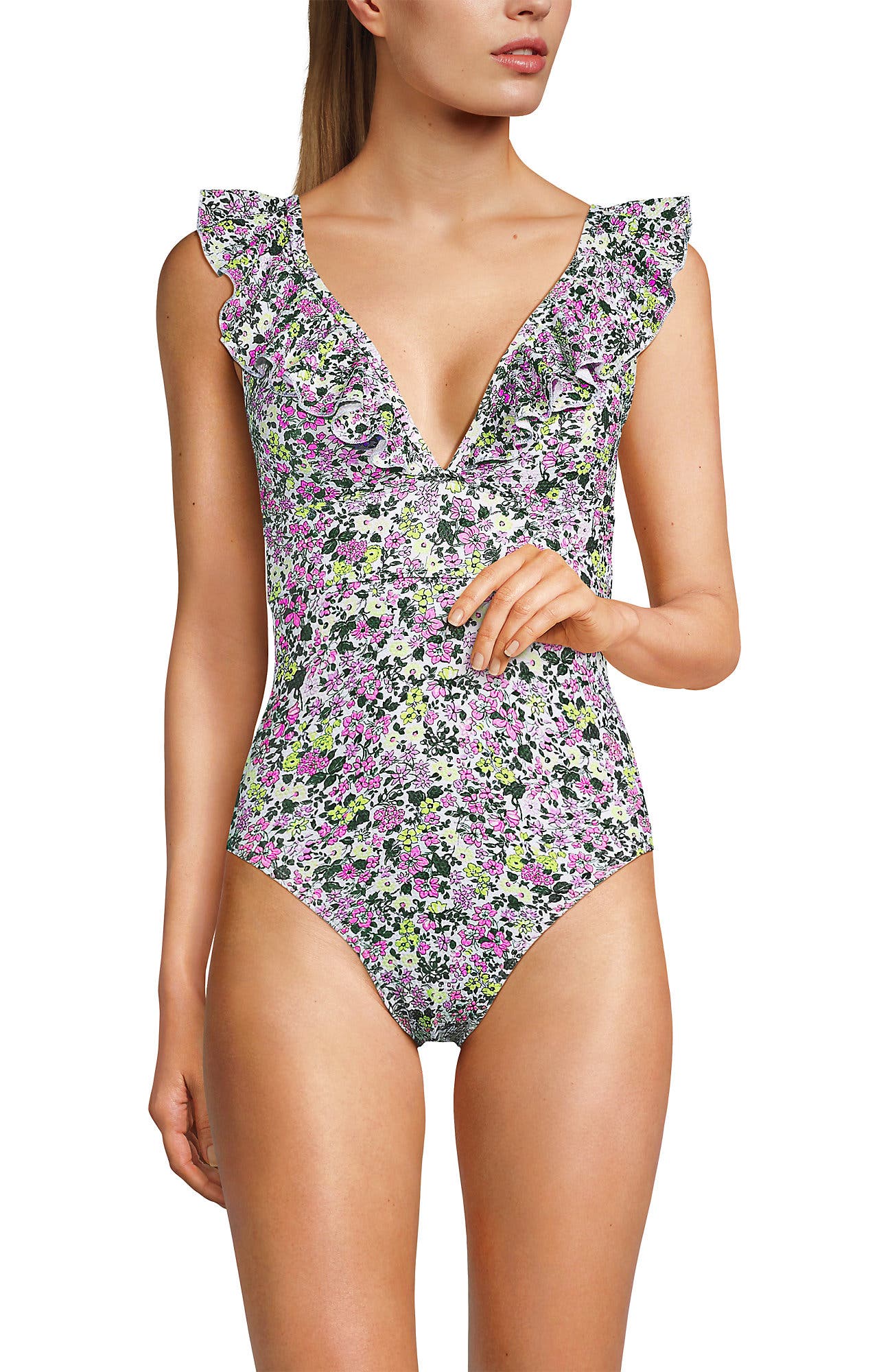 selected White Multi Ditsy Floral