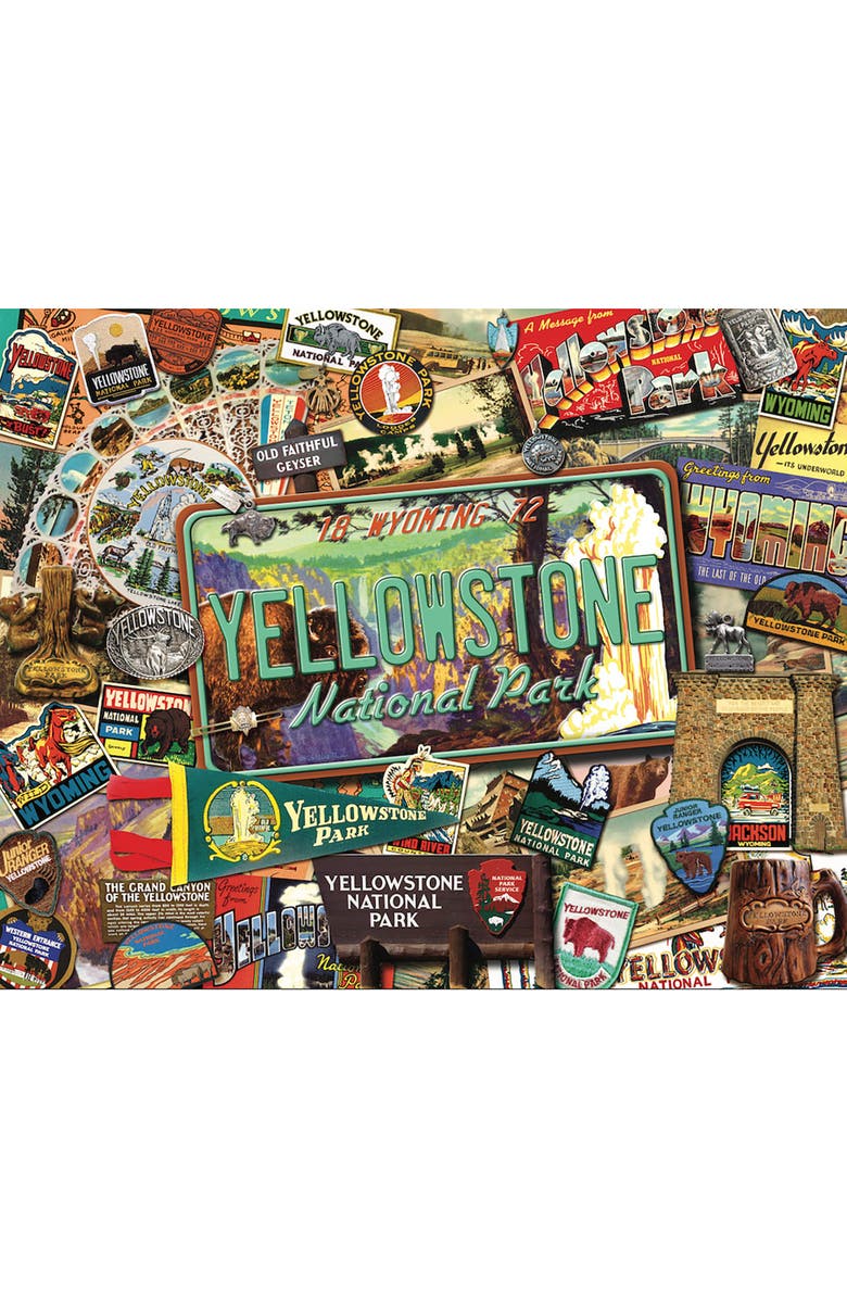 Hart Puzzles Yellowstone National Park 1000 Piece Puzzle by Kate Ward Thacker, Alternate, color, Multicolored