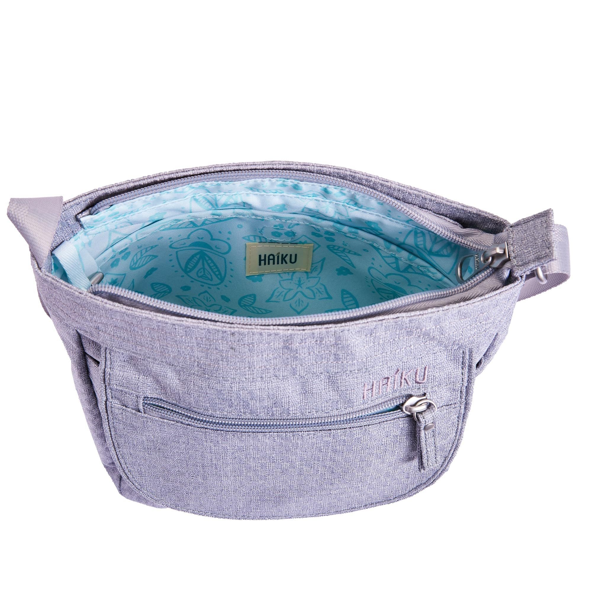 HAIKU Jaunt RFID Blocking Crossbody, Alternate, color, Stone Gray