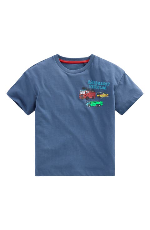 Kids' Rescue Vehicles Cotton Graphic T-Shirt (Toddler & Little Kid)