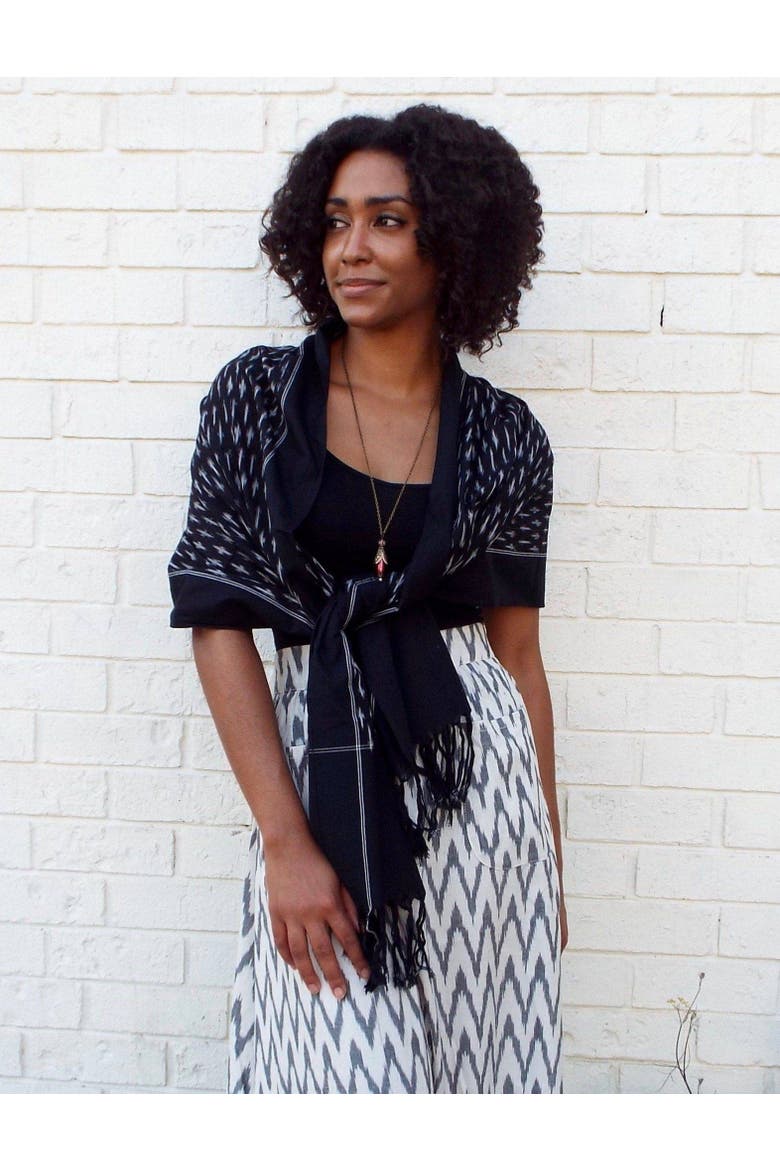 Classic Scarf, Alternate, color, Navy