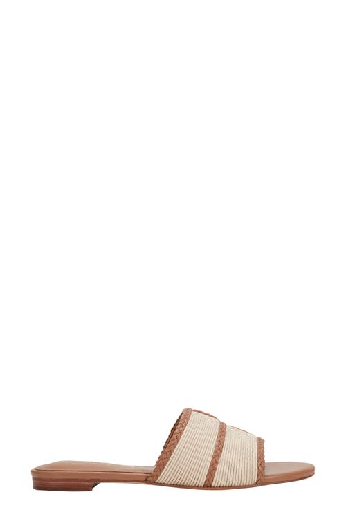 Marc Fisher Ltd Zuri Slide Sandal In Medium Natural
