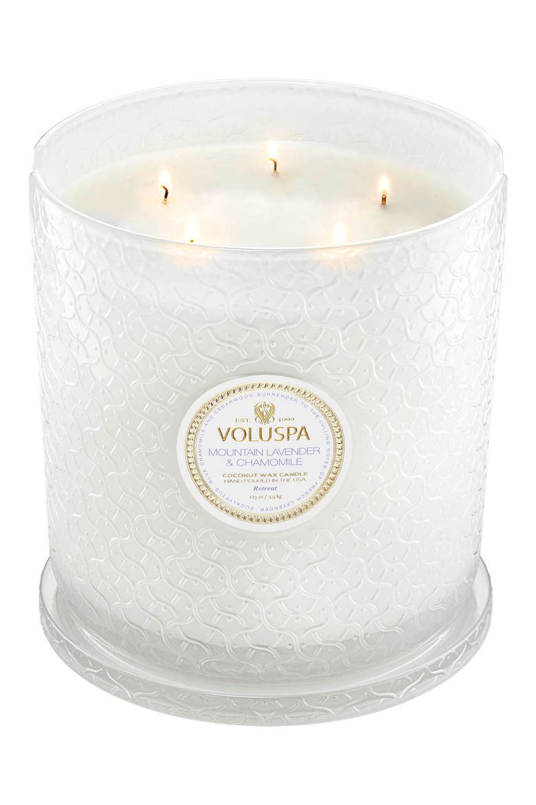 Mountain Lavender & Chamomile Five-Wick Hearth Candle, Main, color, NO COLOR