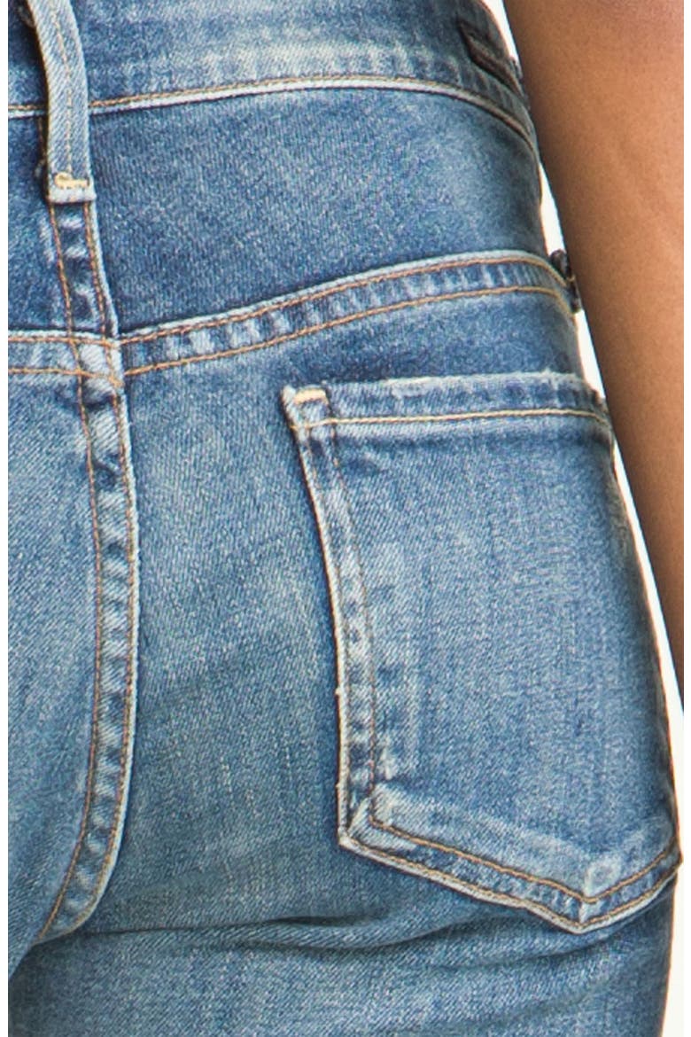 'Racer' Low Rise Skinny Jeans, Alternate, color, SLASH