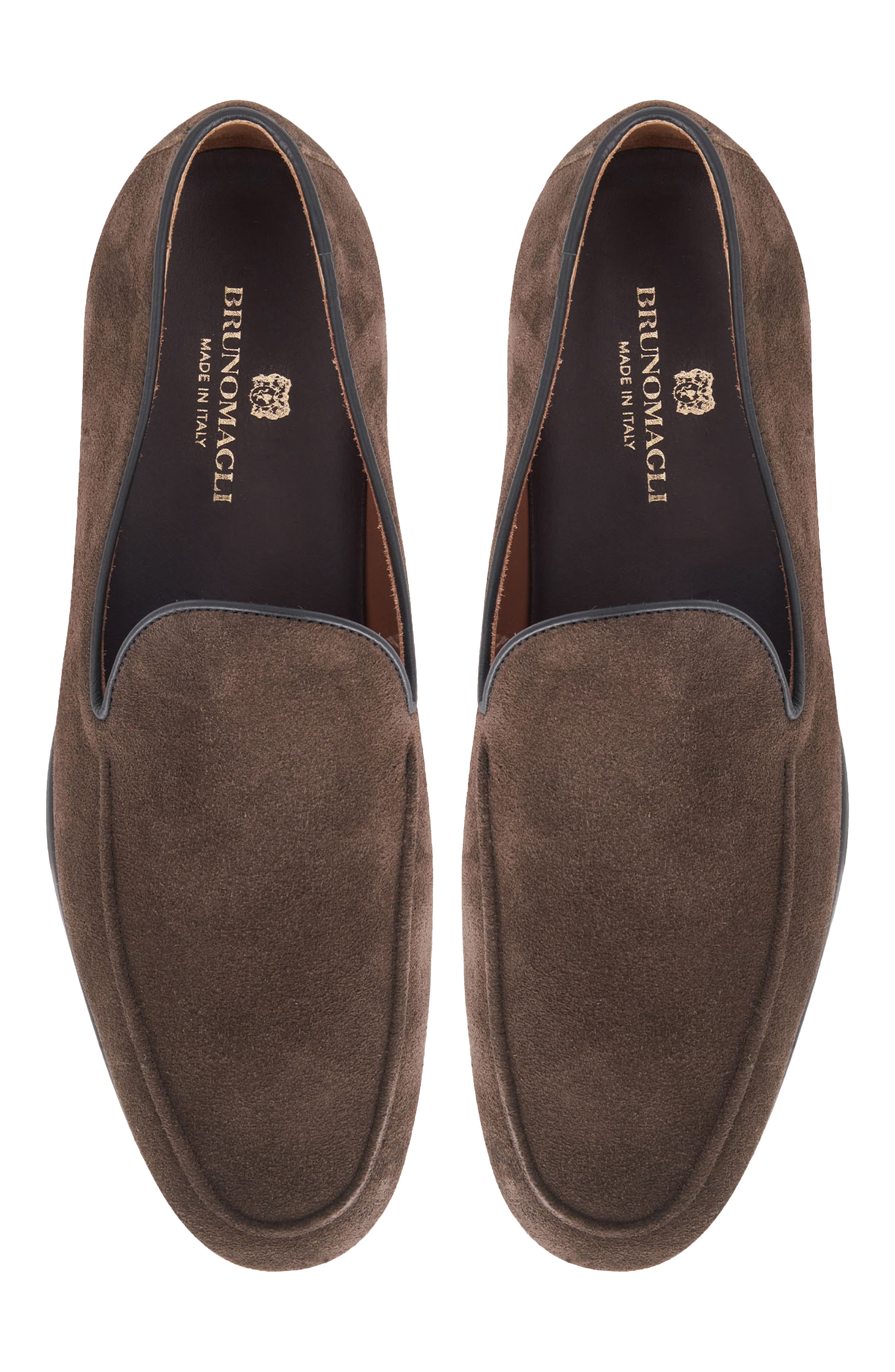 Bruno Magli Sonny Loafer, Alternate, color, Dark Brown Suede