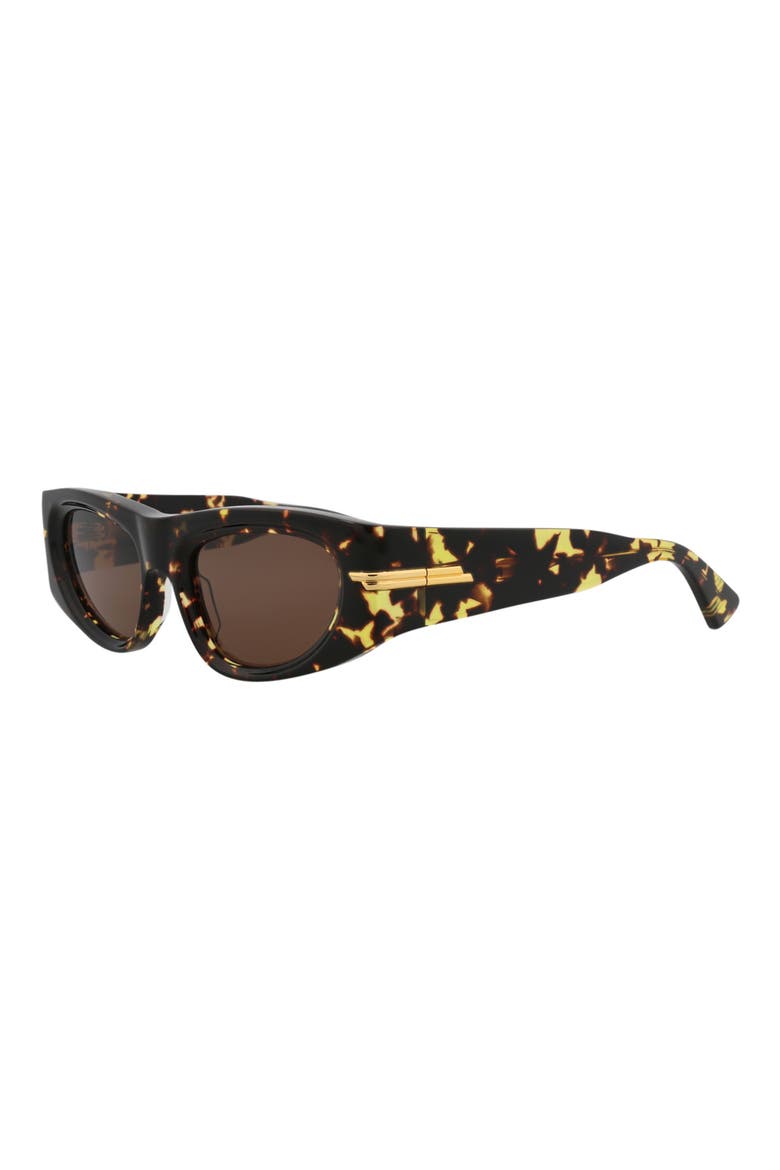 51mm Rectangular Sunglasses, Alternate, color, HAVANA/ HAVANA BROWN