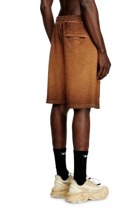 P-Crowde Laser Etched Sweat Shorts