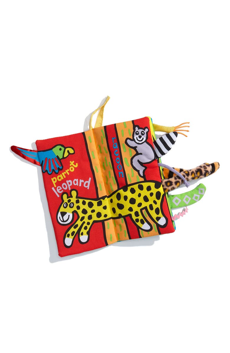 Jellycat Jungly Tails Cloth Book, Alternate, color, Multi